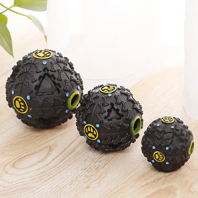 Candy Color Squall Ball Pet Food Dropping Ball Pet Puzzle the Toy Dog Toy Sounding Toy Squeaky Ball round