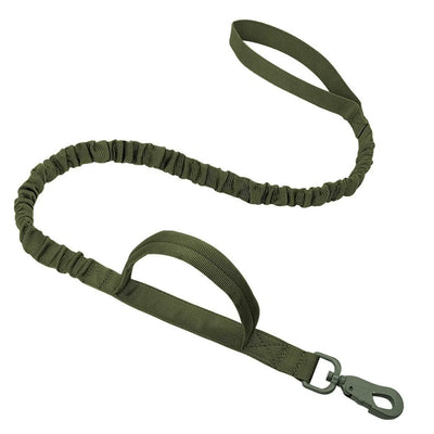 2025 Reflective Running Leash for Dogs - Dual Shock Absorption System, Night Safety Retractable Lead with QuickClip