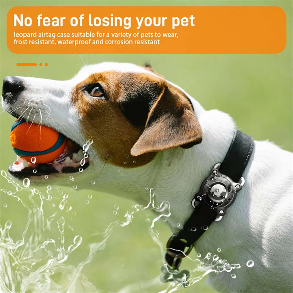 Waterproof Protective Case for AirTag with Removable Metal Loop Durable Light Weight AirTag Case Suitable for Dog Cat Pet Collar