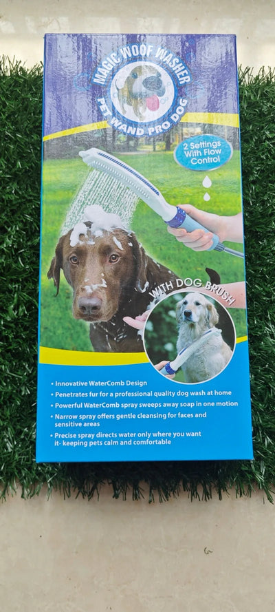 Pet Shower Head Bath Brush – Massage & Cleaning Comb