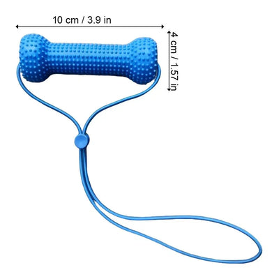 Dual-Action Canine Dental Prop Reusable Dental Chews For Dogs Interactive Dog Dental Chew Toy For Teeth Cleaning Brushing