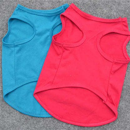 Security Clothing for Dogs Summer Pet Clothes Vest for Small Dogs Chihuahua Yorkshire Puppy Cats Low Price Pets T-shirt Costume PawPrint Treasures