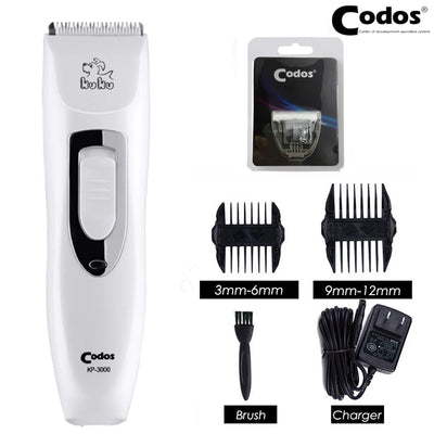 Codos KP3000 Professional Grooming Kit Cat Dog Hair Trimmer Rechargeable Electrical Pet Clipper Shaver Set Haircut Machine
