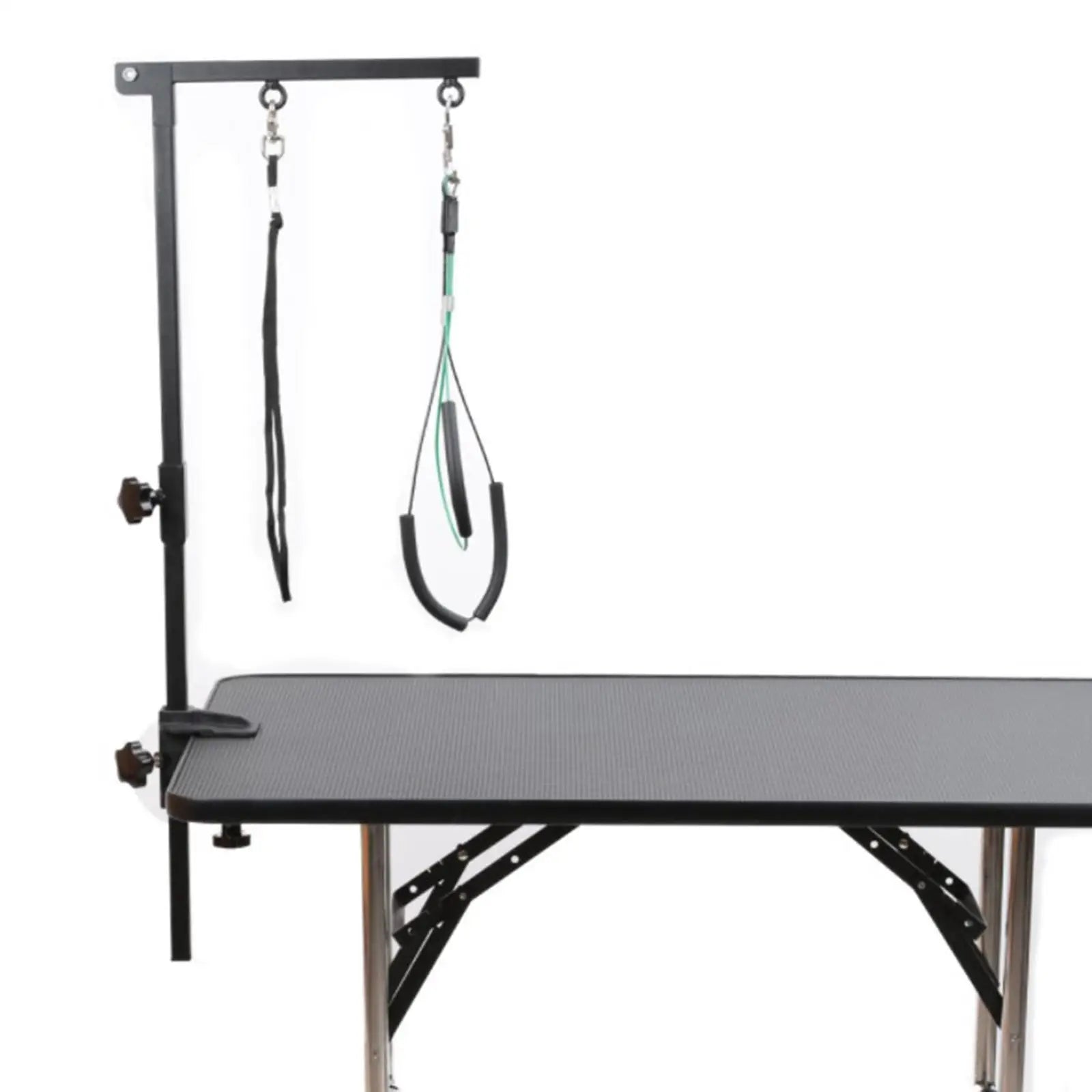 Folded Pet Grooming Arm w/ Clamp, Medium Small Dog Grooming Table Table Hanger Accessories For Cat Dog Bath Desktop
