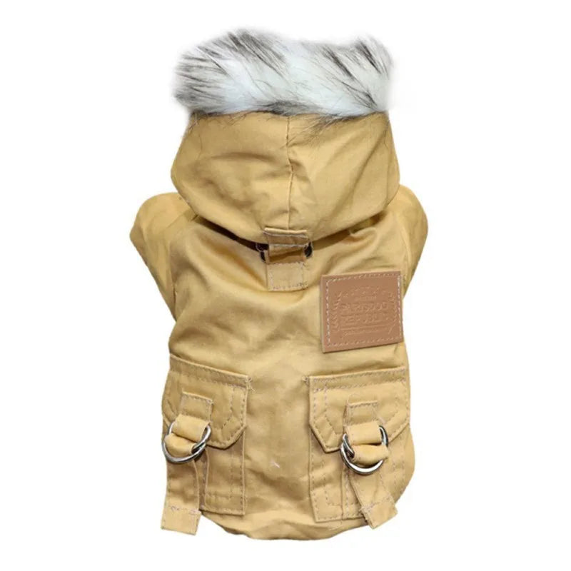 Winter Pet Dog Clothes Puppy Dog Coat Jacket For Small Medium Dogs Thicken Warm Chihuahua Yorkies Hoodie Jacket Pets Clothing