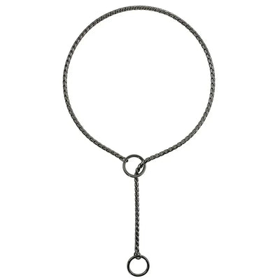 Stainless Steel Dog Choke Chain Collar Puppy Metal Snake Chain Pet Show Slip Collar Choker for Training Small Medium Large Dogs