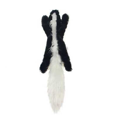 Skinny No Stuffing Squeaky Plush Dog Chew Toys Cute Simulated Animal Shape Dog Chewing Toy Durable Pet Puppy Toy with Squeakers
