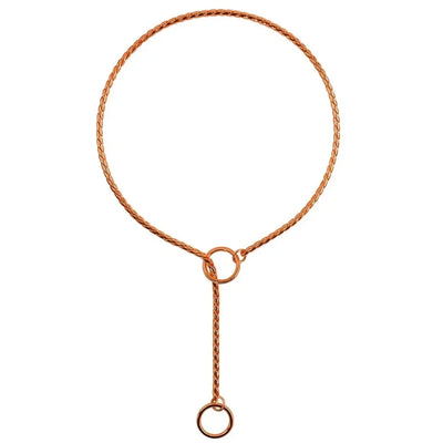 Stainless Steel Dog Choke Chain Collar Puppy Metal Snake Chain Pet Show Slip Collar Choker for Training Small Medium Large Dogs