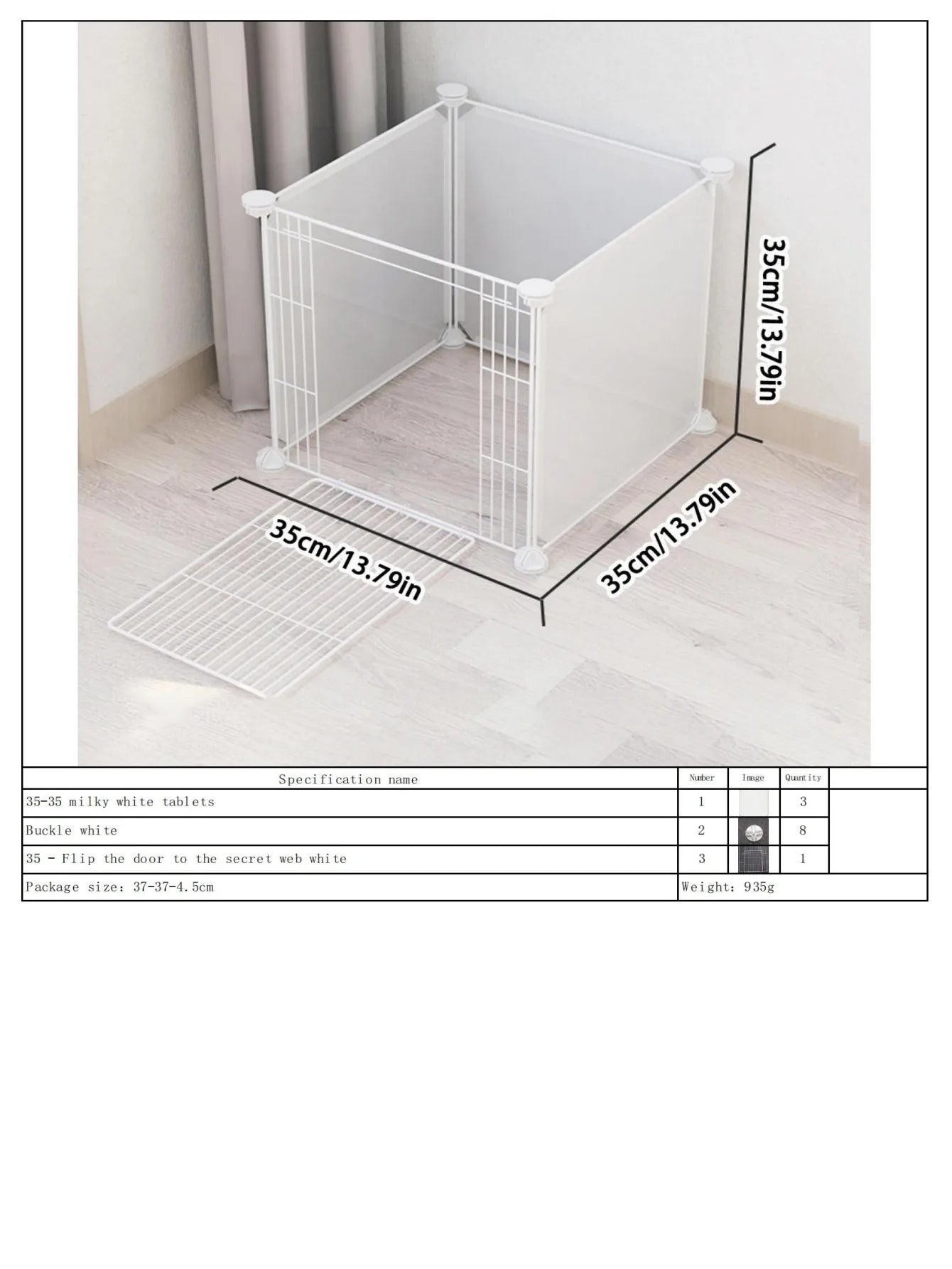 Multifunctional DIY Pet Fence Dog Fence Transparent Dog Fence Dog Cage Cat Fence Rabbit Isolation Fence