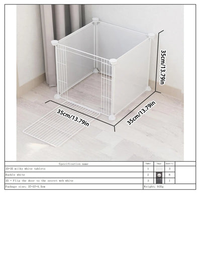 Multifunctional DIY Pet Fence Dog Fence Transparent Dog Fence Dog Cage Cat Fence Rabbit Isolation Fence