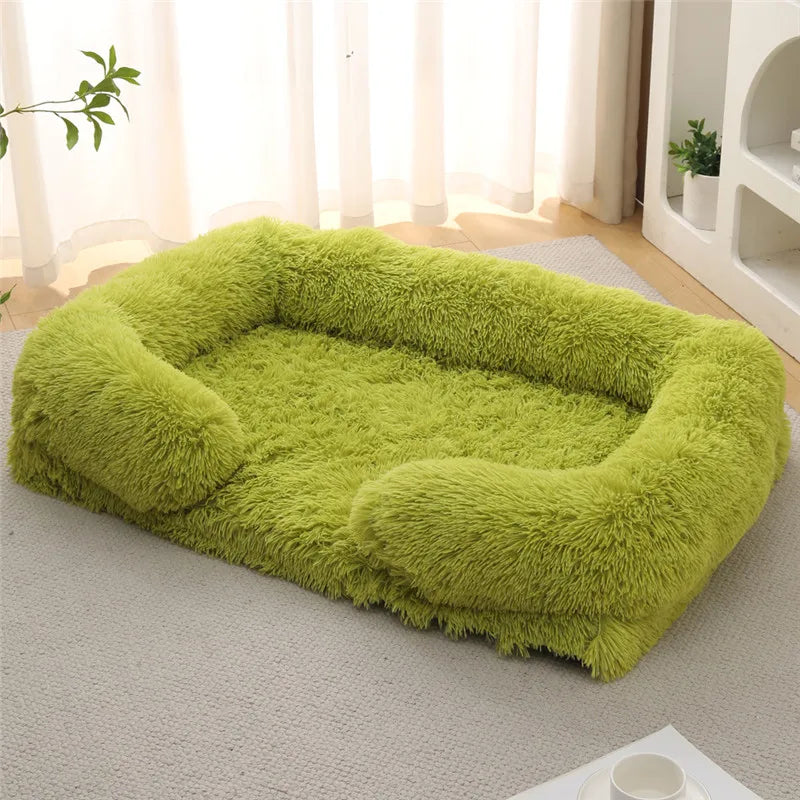 Luxury Winter Warm Large Dog Sofa Bed Dog Kneel Cat Mats House Cushion Pet Sleeping Sofa Beds Mat for Large and Small Dog PawPrint Treasures