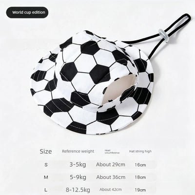 1Pcs S/M/L Cute Print Dog Hat for Small Medium Dogs Adjustable Pet Cap Puppy Pug Corgi Dachshund Hats Summer Out Pet Accessories