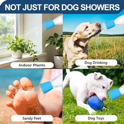 Silicone Pet Shower Head: Portable Dog Bathing and Outdoor Drinking Water Nozzle, Multi-Functional Shower Head