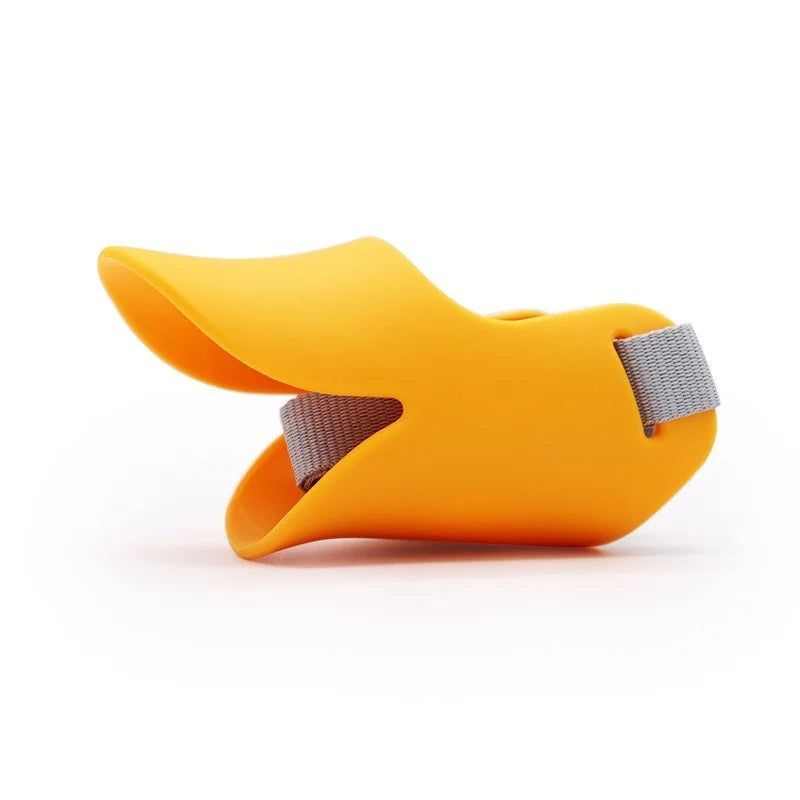 Adjustable Silicone Dog Duck Muzzle Anti-Bite Stop Barking Pet Accessory Safe for Small to Large Dogs Mouthpiece Cover