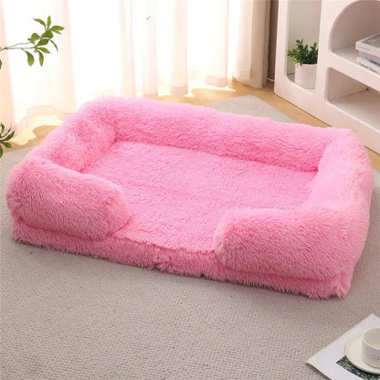 Luxury Winter Warm Large Dog Sofa Bed Dog Kneel Cat Mats House Cushion Pet Sleeping Sofa Beds Mat for Large and Small Dog PawPrint Treasures