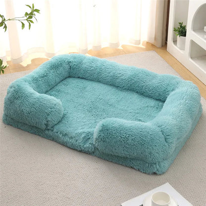 Luxury Winter Warm Large Dog Sofa Bed Dog Kneel Cat Mats House Cushion Pet Sleeping Sofa Beds Mat for Large and Small Dog PawPrint Treasures