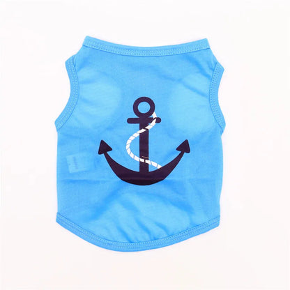 Security Clothing for Dogs Summer Pet Clothes Vest for Small Dogs Chihuahua Yorkshire Puppy Cats Low Price Pets T-shirt Costume PawPrint Treasures