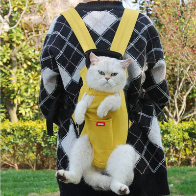 Cycling Walking Sphynx Cat Carrier for Cats Breathable Pet Backpacks Kitten Garfield Carrying Bags Mascotas Travel Accessories