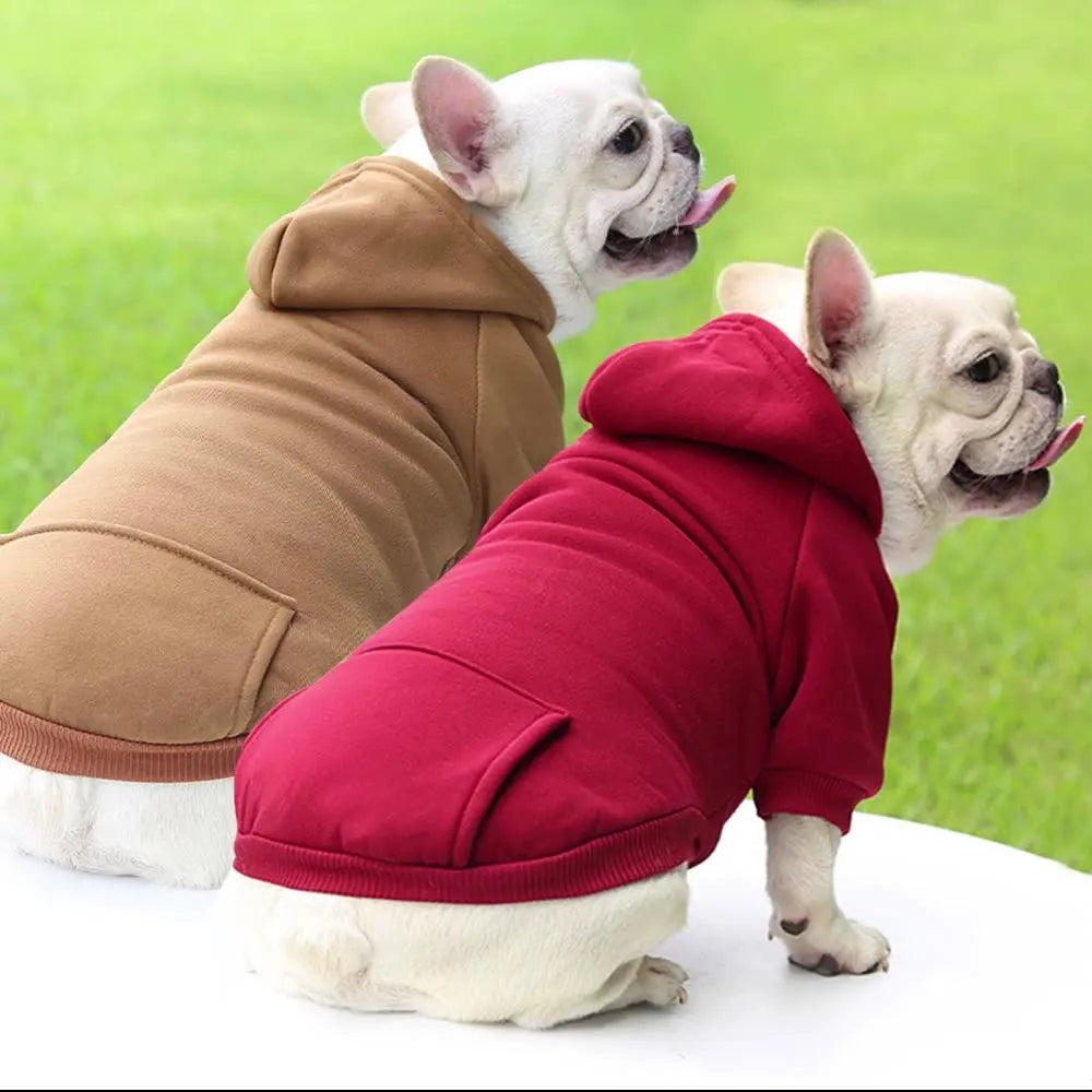 Pet Dog Clothes For Small Dogs Clothing Warm Clothing for Chihuahua Coat Puppy Outfit Pet Clothes for French Bulldog Hoodies PawPrint Treasures