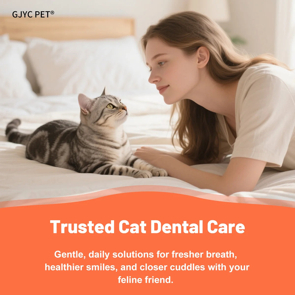 Cat Toothpaste Enzymatic Dental Gel Salmon Flavor Plaque Tartar Remover Oral Care Fresh Breath Edible Safe for Daily Brushing