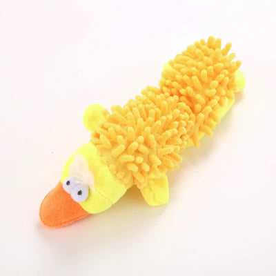 New Plush Squeaky Puppy Chew Toys Interactive Teething Training Dog Toys for Small Dogs Cute Donkey Design