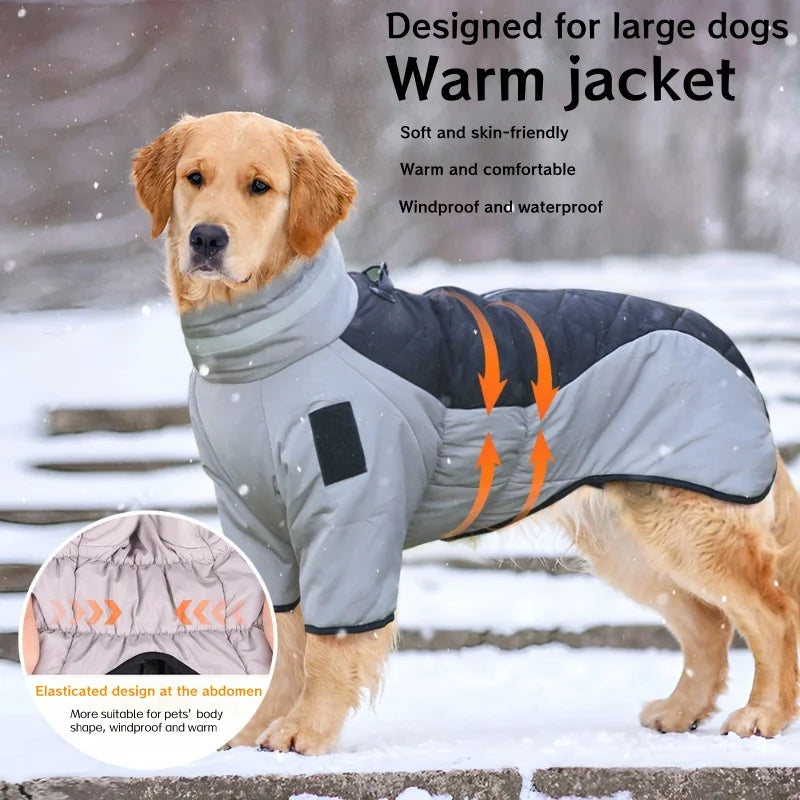 Winter dog clothes Down jacket for dogs Clothing for  medium-sized and large dogs Waterproof dog coat dog Pet supplies