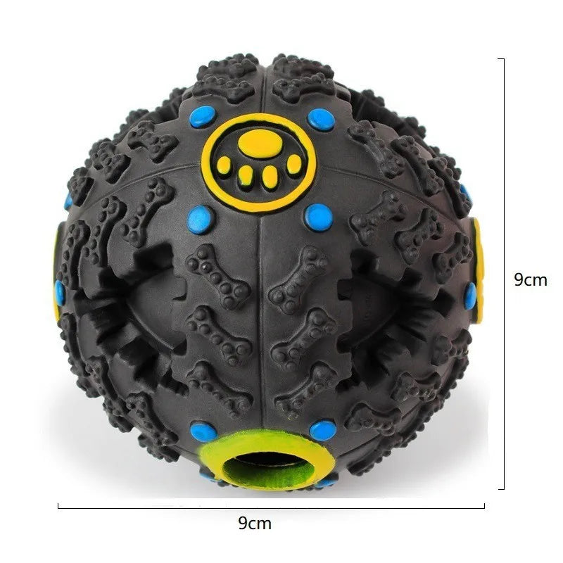Candy Color Squall Ball Pet Food Dropping Ball Pet Puzzle the Toy Dog Toy Sounding Toy Squeaky Ball round