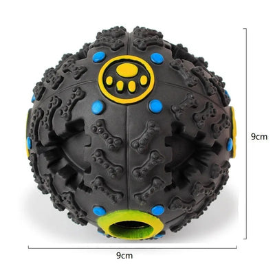 Candy Color Squall Ball Pet Food Dropping Ball Pet Puzzle the Toy Dog Toy Sounding Toy Squeaky Ball round