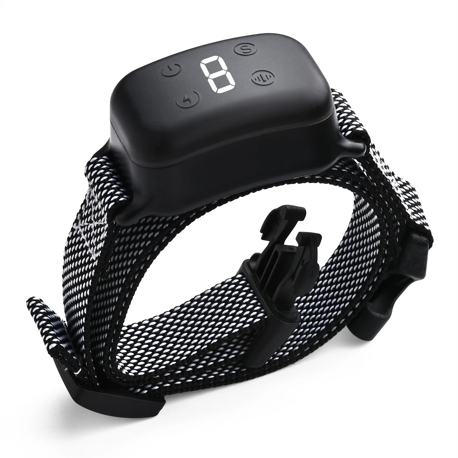 Small Dog Auto Bark Collar, Rechargeable Dog Electric Collar Anti-Bark Control for Puppy with Shock Mode