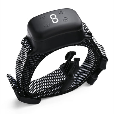 Small Dog Auto Bark Collar, Rechargeable Dog Electric Collar Anti-Bark Control for Puppy with Shock Mode