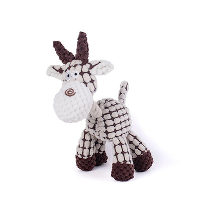 New popular cute animal shaped pet plush toys interactive toys for pets to relieve boredom and grind teeth