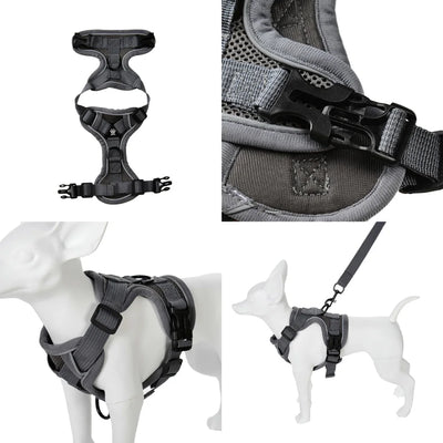 Pet Dog Harness Leash Set Adjustable Puppy Solid Chest Strap with D-ring For Small Medium Dogs Cats French Bulldog Accessories
