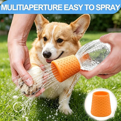 Silicone Pet Shower Head: Portable Dog Bathing and Outdoor Drinking Water Nozzle, Multi-Functional Shower Head