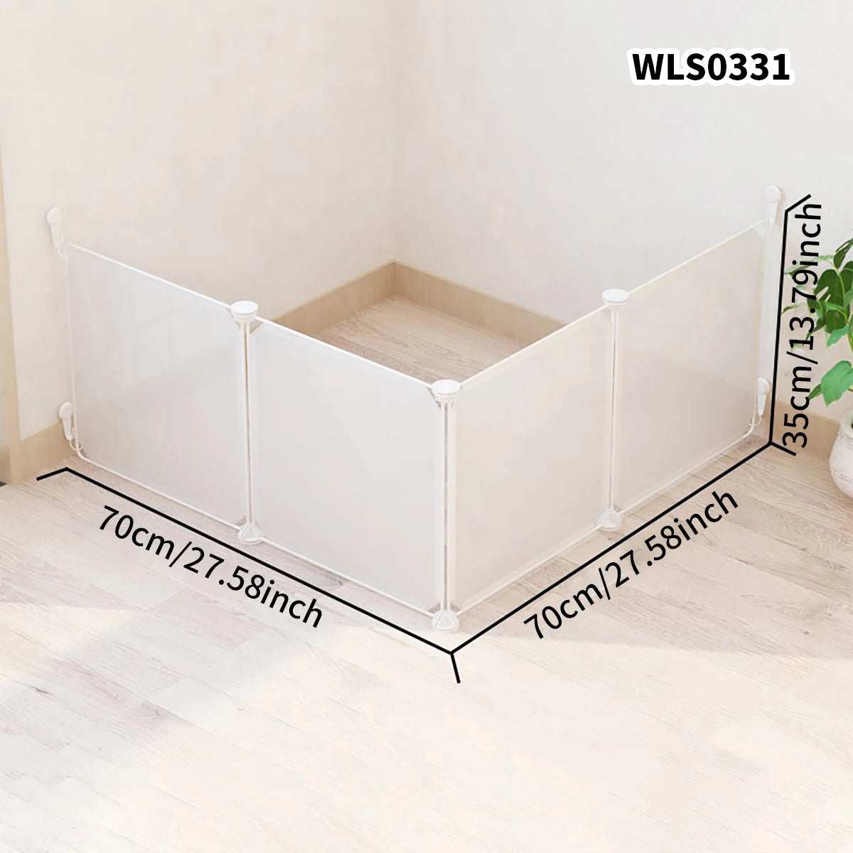 DIY Pet Cage for Home Use, Easy to Install and Disassemble, Dog Fence, Guinea Pig Isolation Net, Dog Cage, Cat Cage, Rabbit Enclosure, Freely Assembled, Turtle Activity Area Barrier Net, No Drilling Required PawPrint Treasures