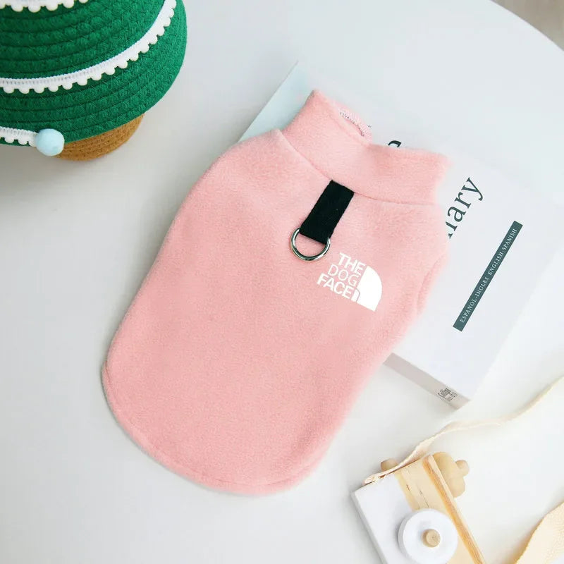 Pet Dog Clothes,Polar Fleece Warm Dog Vest,Fashion Comfortable and Breathable Dog Cothes,Clothes for Small and Medium-sized Dogs PawPrint Treasures