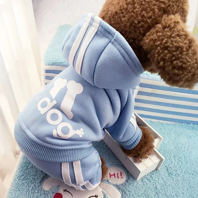 Pet Clothes French Bulldog Dog Costume Pet Jumpsuit Pug Pets Dogs Clothing for Small Medium Dogs Puppy Outfit Hooded sweatshirt PawPrint Treasures