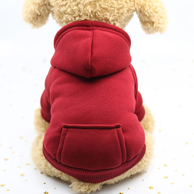 Pet Dog Clothes For Small Dogs Clothing Warm Clothing for Chihuahua Coat Puppy Outfit Pet Clothes for French Bulldog Hoodies PawPrint Treasures