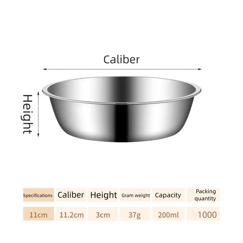 Metal Dog Cat Stainless Steel Pet Bowl Food Drinking Bowl for Small Medium Big Dogs GWSWS01