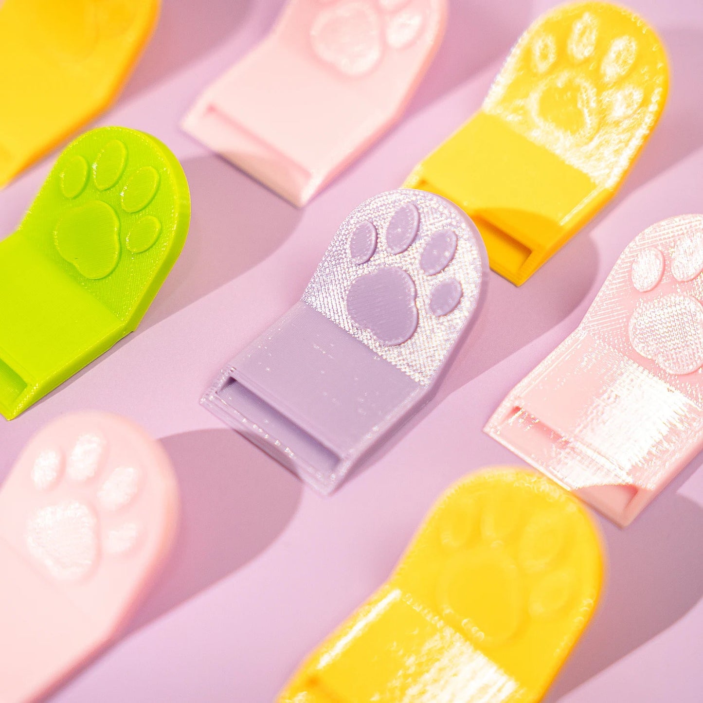 3D Printed Creative Cat Paw Shaped Pet Food Can Opener, Multifunctional Portable Cat Food Can Opener, Safe and Easy to Grip PawPrint Treasures