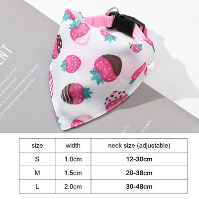 Dog Bandana Collar Scarf for Puppy & Cat Small Medium Large Dogs Adjustable Collars Pet Handkerchief Bibs Dress-up Accessories