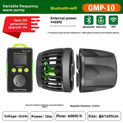 2026 Jebao Jecod Aquarium Vario Wavemaker Water Pump GMP Series Bluetooth APP Manual Controlled Coral Reef Fish Tank PawPrint Treasures