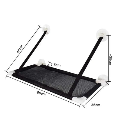 Cat Hammock Suction Cup Windowsill Cat Comfortable Hammocks Summer Breathable Mesh Single/Double Hanging Beds Pet Accessories