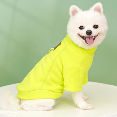Winter Warm Dog Clothes for Small Dogs Fashion Dog Hoodies Cute Solid Puppy Sweatshirt Soft Cat Pullovers Chihuahua Pet Hoodies
