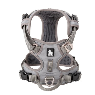 TRUE LOVE TLH5654 No Pull Dog Harness Nylon Reflective Adjustable Step-in Comfortable Pet Harness
