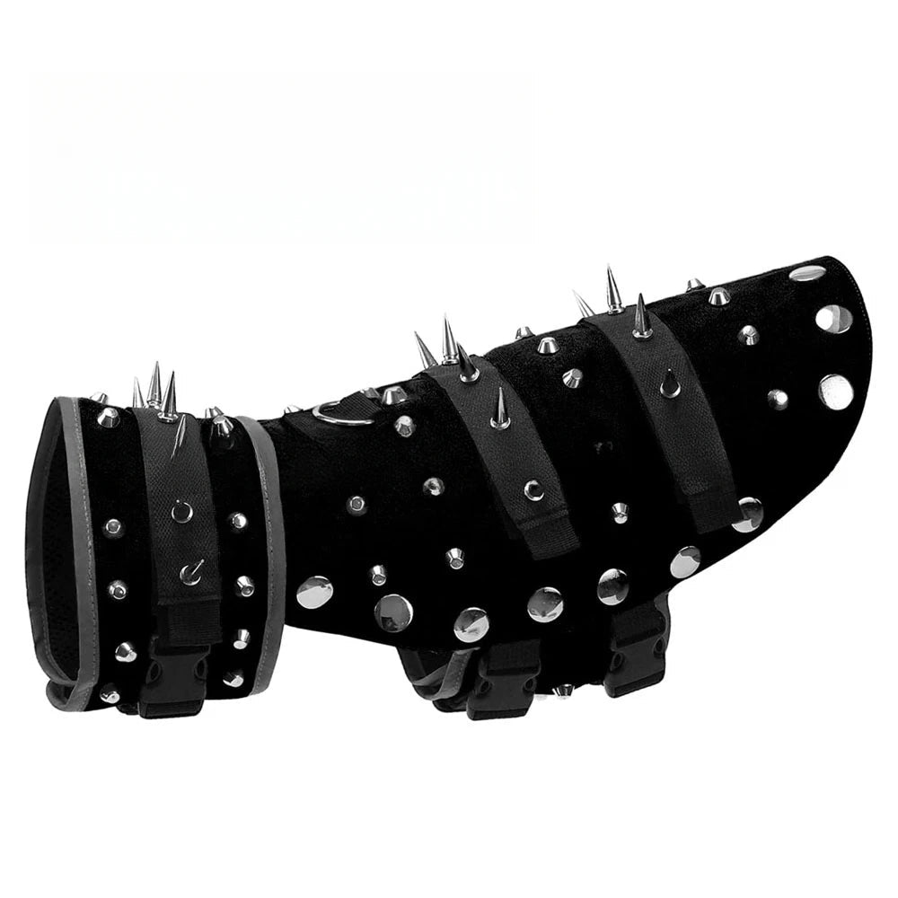Pet Clothing Creative Punk Puppy Vest Spike Resistant Bite Resistant Pet Vest Protective Dog Armor Vest Pet Jackets Products PawPrint Treasures