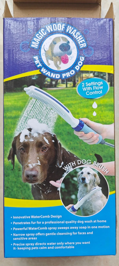 Pet Shower Head Bath Brush – Massage & Cleaning Comb