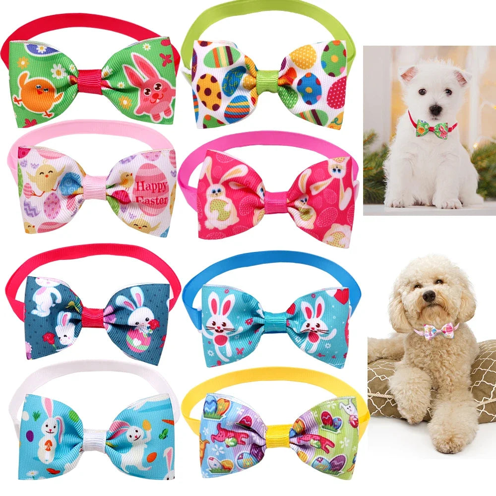 10pcs Pet Accessories Small Dog Bow Tie For Puppy Dog Bowties Collar Adjustable Girl Dogs Bowtie For Cat Dog Collar Pet Supplier