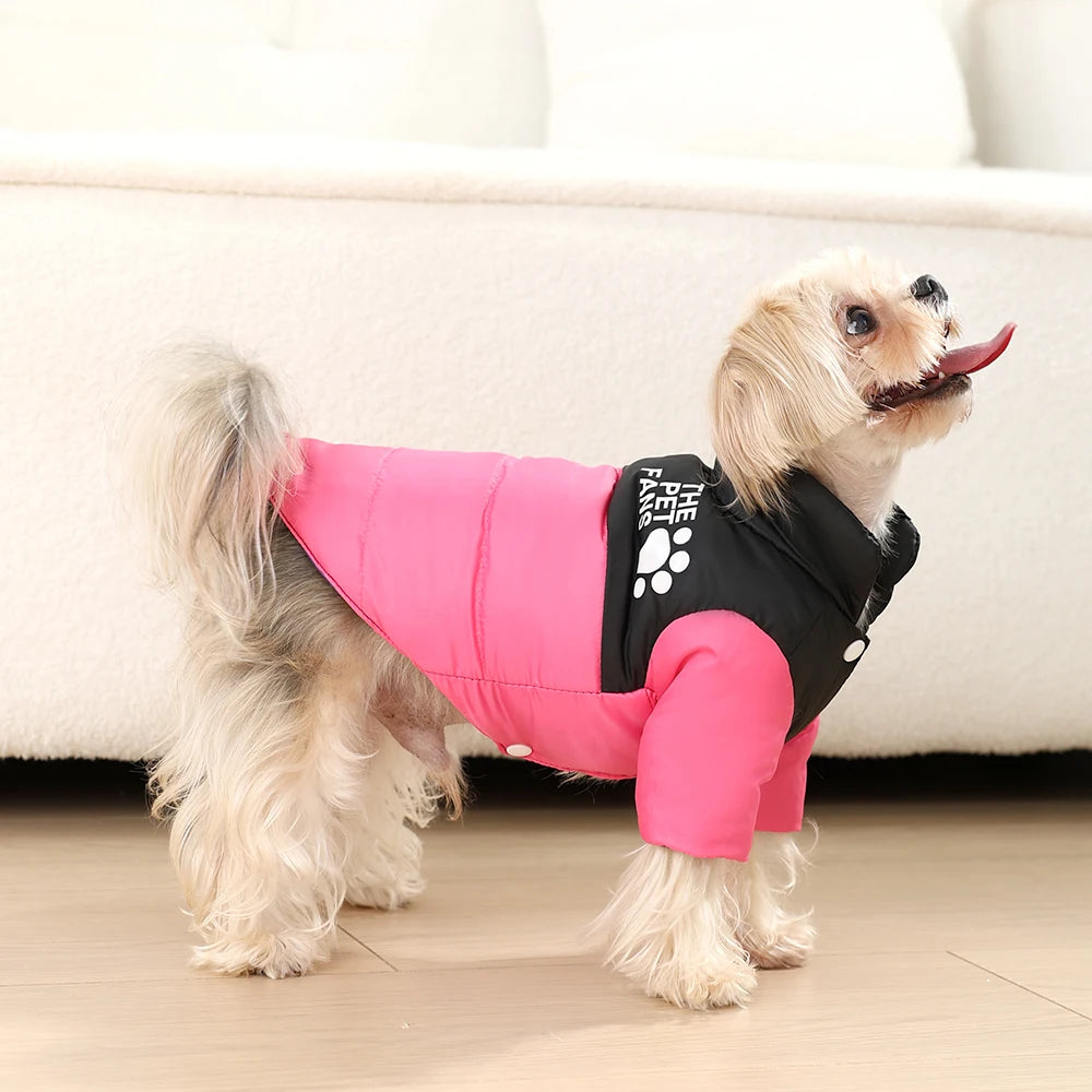 Winter Warm Dog Clothes For Small Medium Dogs Cats Windproof Reversible Puppy Jacket Coat Chihuahua Yorkshire Pug Pet Clothing