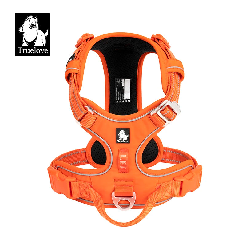 TRUE LOVE TLH5654 No Pull Dog Harness Nylon Reflective Adjustable Step-in Comfortable Pet Harness