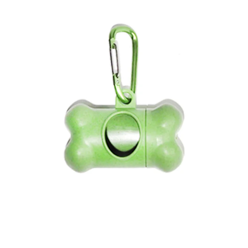 Pet Dog Poop Bag Bone Shape Dispenser Waste Garbage Carrier Holder Dispensers Poop Bag Dogs Trash Cleaning Tool Pet Products